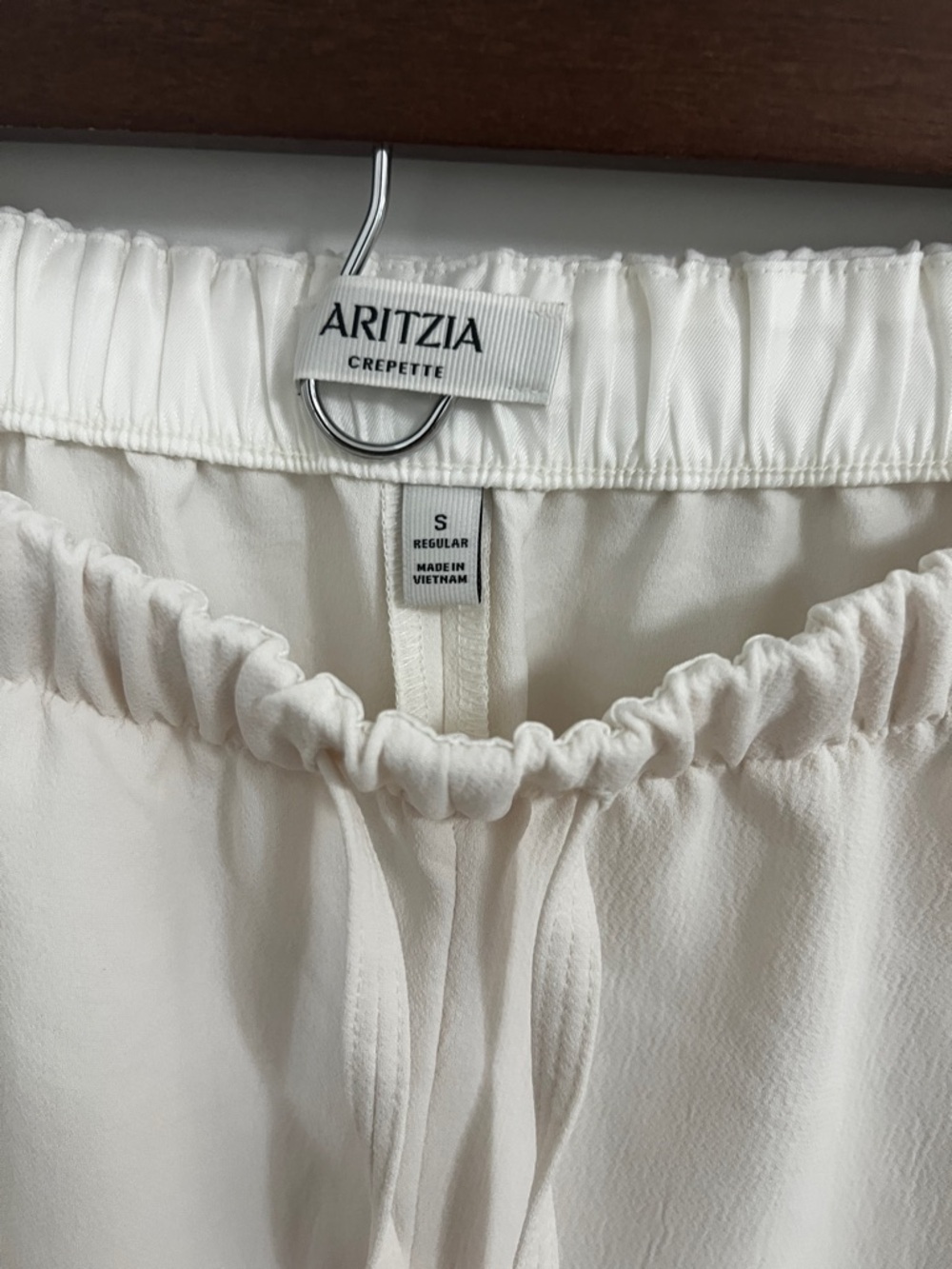 Aritzia Wilfred The Lodge Pants - Crepette - Light Birch - Size Small - Picture 4 of 5